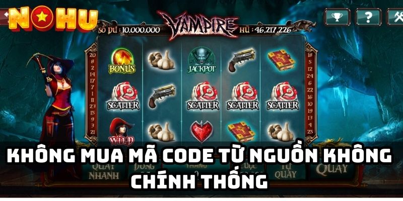 Bảo mật khi sử dụng mã code game nổ hũ